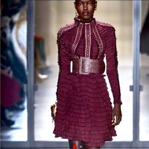 NWT Zimmerman Espionage Resistance Dress Size 2 in a beautiful Burgundy